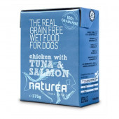 Naturea with Tuna and Salmon без зърнени култури 375 гр.